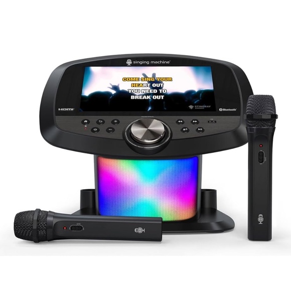 Singing Machine Wi-Fi Karaoke Hub with 10.1" LCD touchscreen display, 2 Wireless - Picture 1 of 4